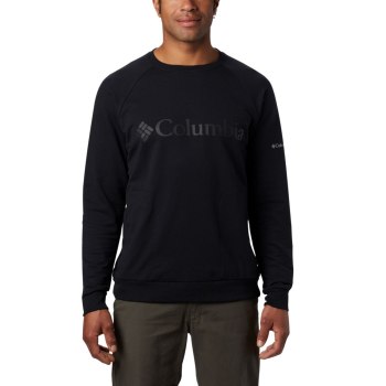 Columbia Sweater Heren, Lodge Crew Zwart, 69TRADFZX